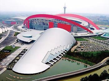 镀锌方矩管案例之南京奥林体育中心